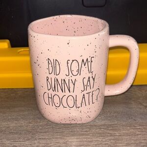 Rae Dunn Speckled Pink Ceramic Mug-Easter